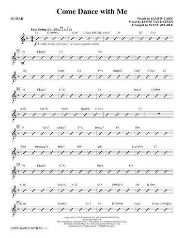 Come Dance With Me - Guitar
