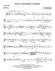 What A Wonderful World - Bb Clarinet 1