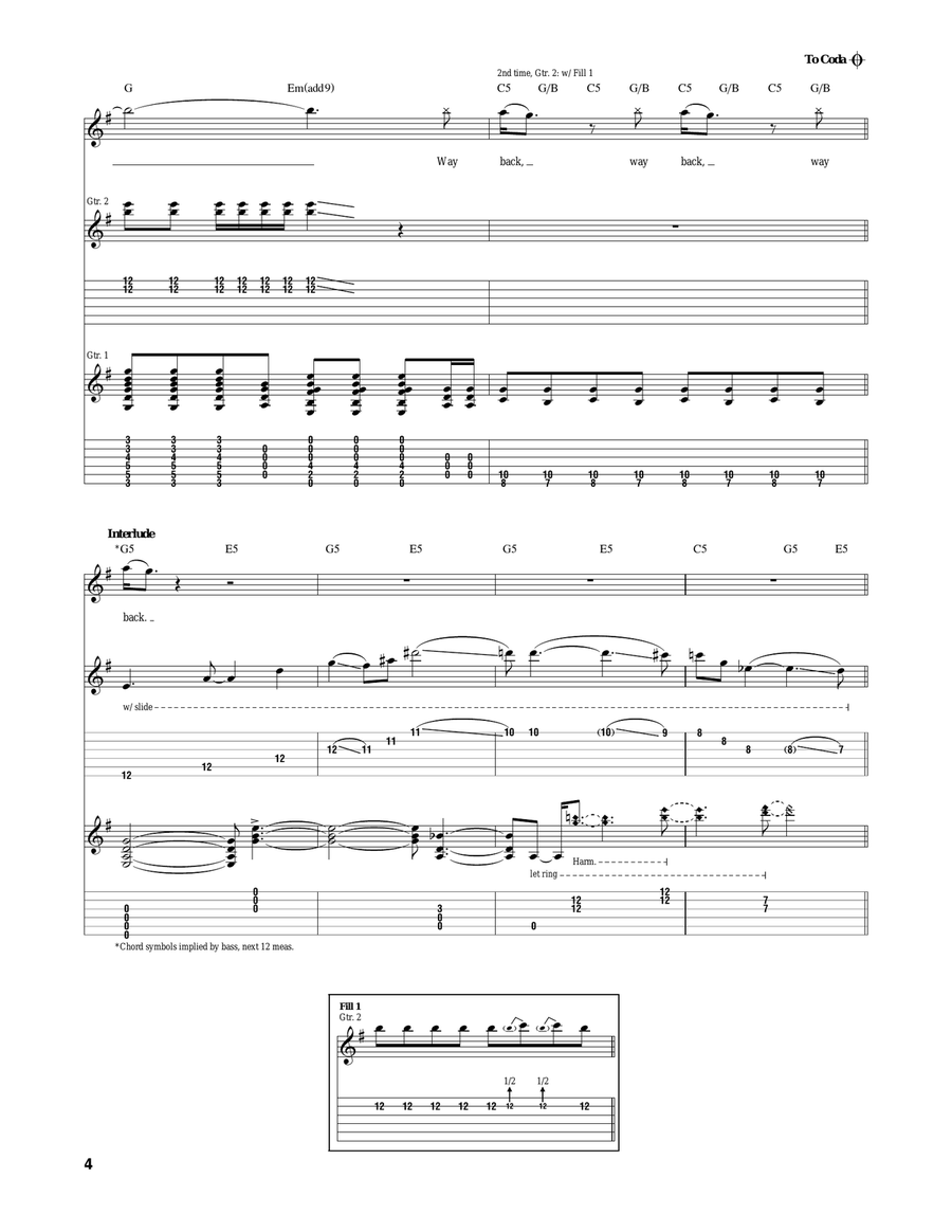 Aberdeen Aberdeen Acoustic Guitar scores gallery preview page 4