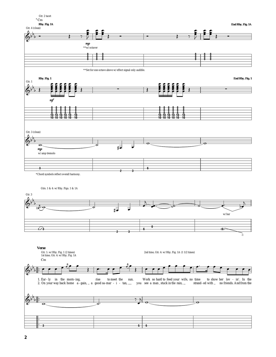 Always Something Always Something Acoustic Guitar scores gallery preview page 2