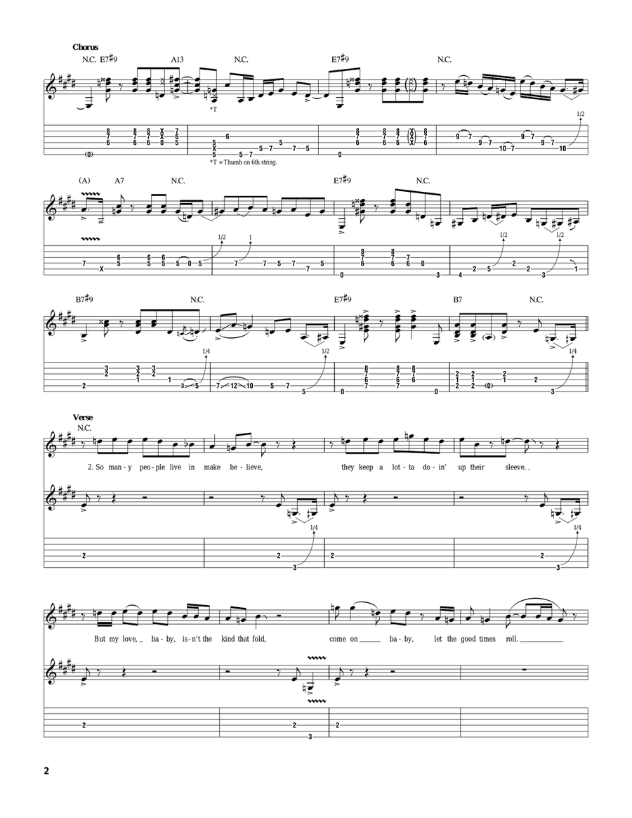 Come On (Part 1) Come On (Part 1) Acoustic Guitar scores gallery preview page 2