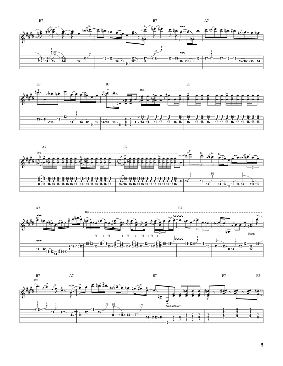 Come On (Part 1) Come On (Part 1) Acoustic Guitar scores gallery preview page 5