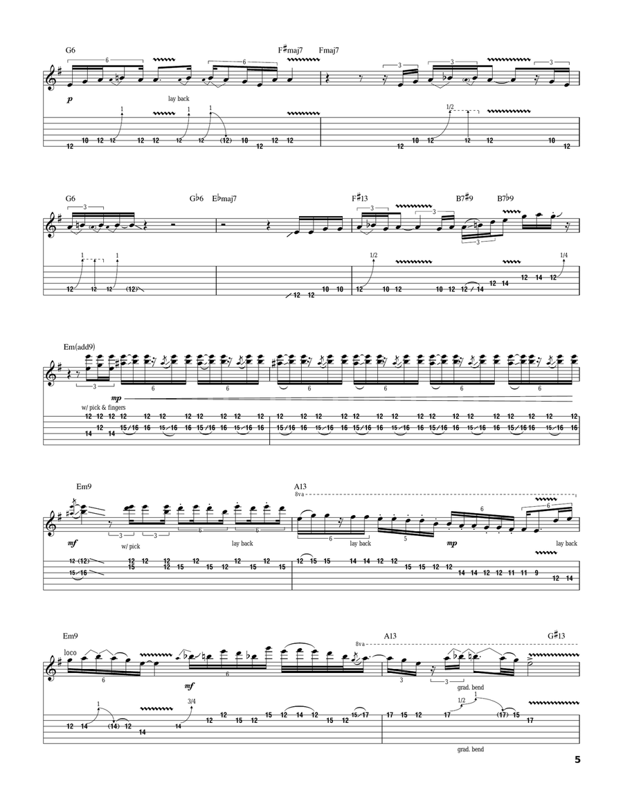 Riviera Paradise Riviera Paradise Acoustic Guitar scores gallery preview page 5
