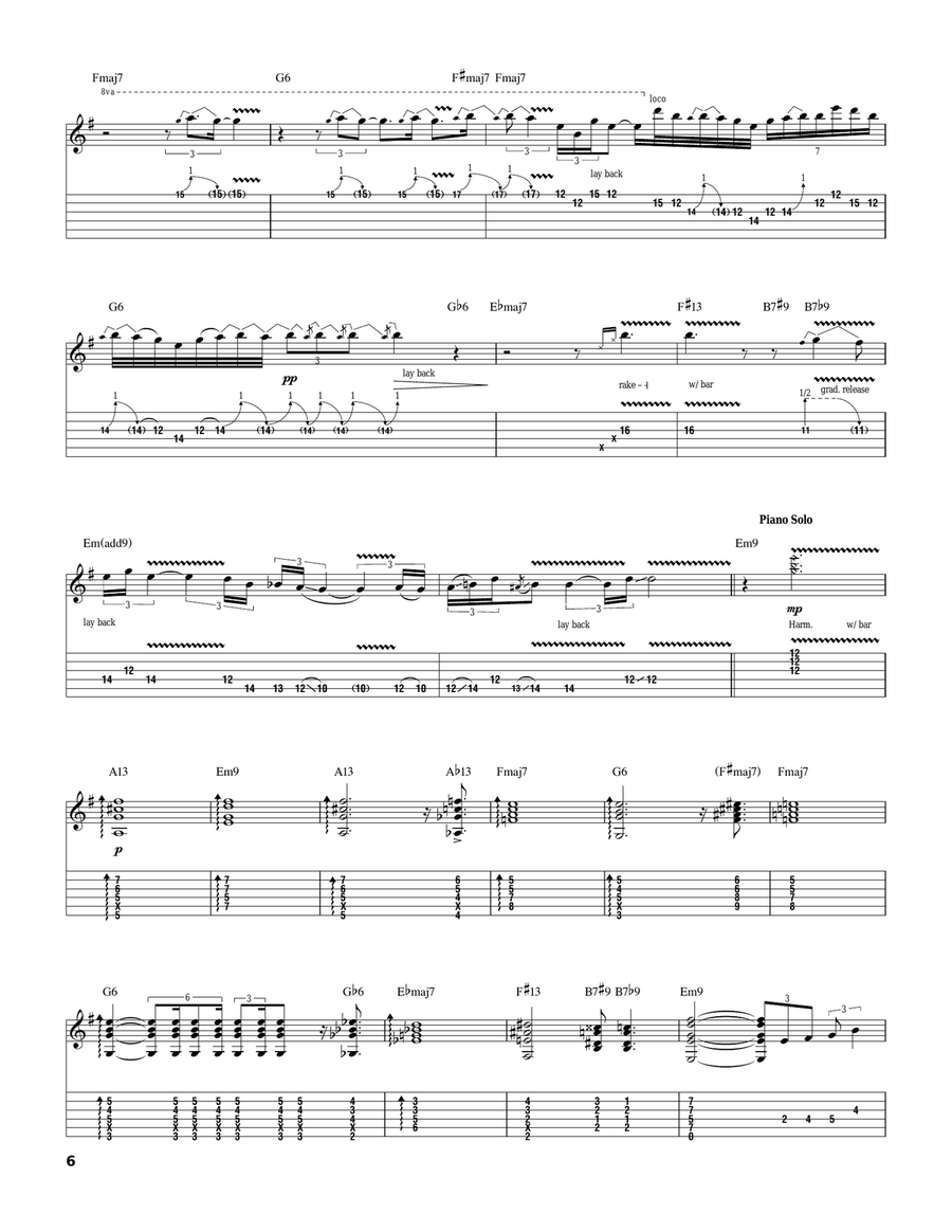Riviera Paradise Riviera Paradise Acoustic Guitar scores gallery preview page 6