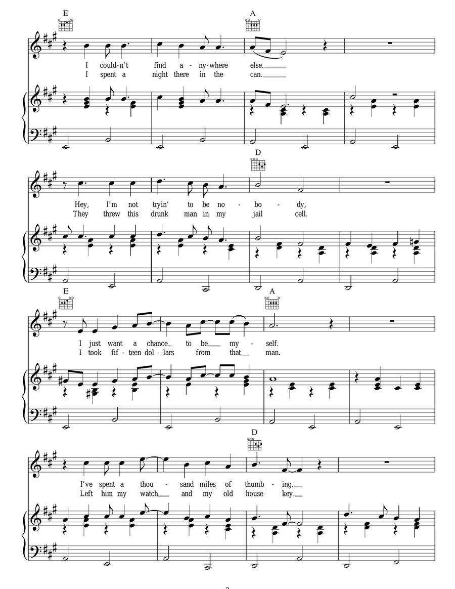 Streets Of Bakersfield Streets Of Bakersfield Guitar scores gallery preview page 2