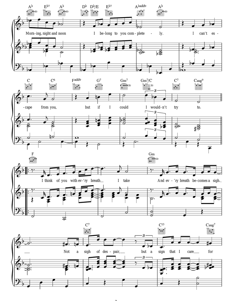 With Every Breath I Take With Every Breath I Take Guitar scores gallery preview page 2
