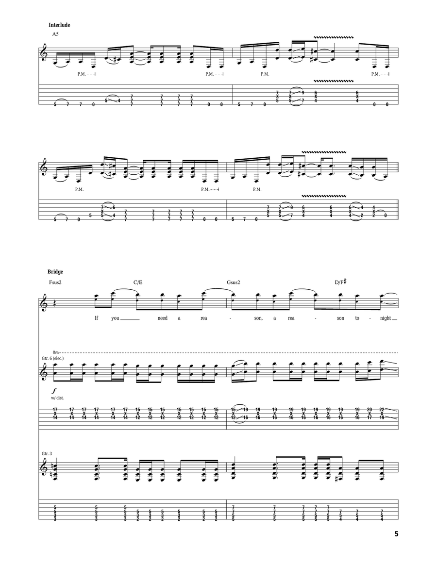 Home Home Acoustic Guitar scores gallery preview page 5