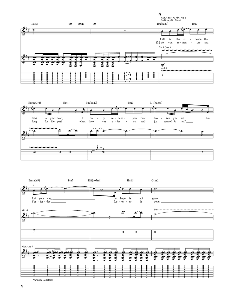 Life Must Go On Life Must Go On Acoustic Guitar scores gallery preview page 4
