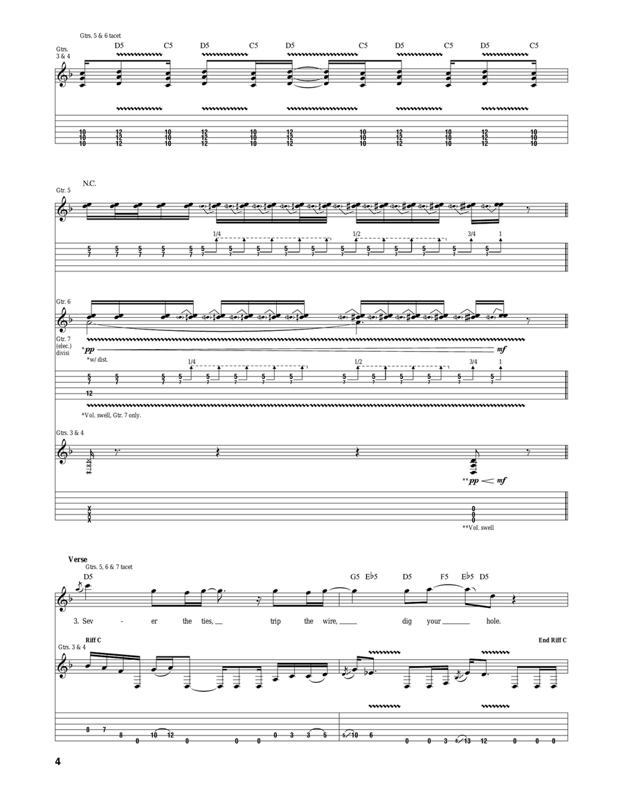 Slip To The Void Slip To The Void Acoustic Guitar scores gallery preview page 4