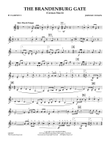 The Brandenburg Gate (German March) - Bb Clarinet 2