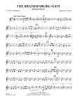 The Brandenburg Gate (German March) - Eb Alto Saxophone 2