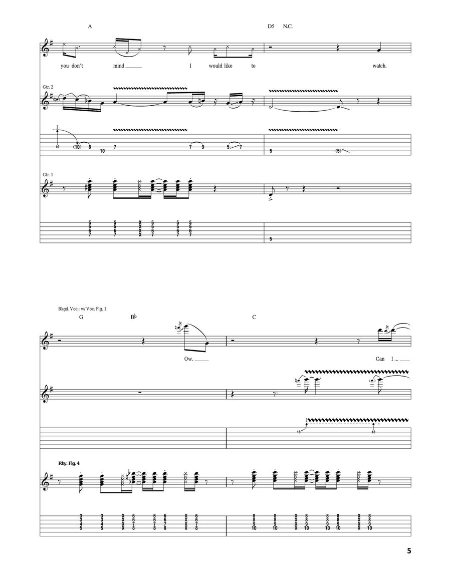 Alphabet Street Alphabet Street Acoustic Guitar scores gallery preview page 5