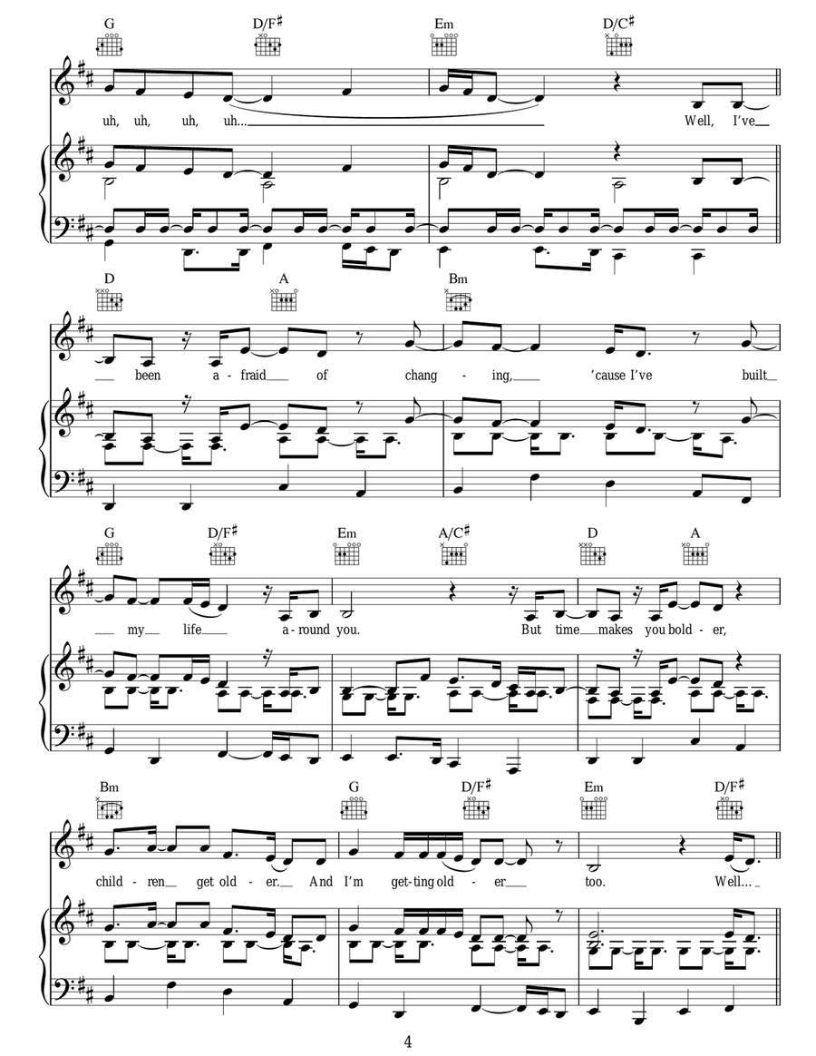 Landslide Landslide Acoustic Guitar scores gallery preview page 4
