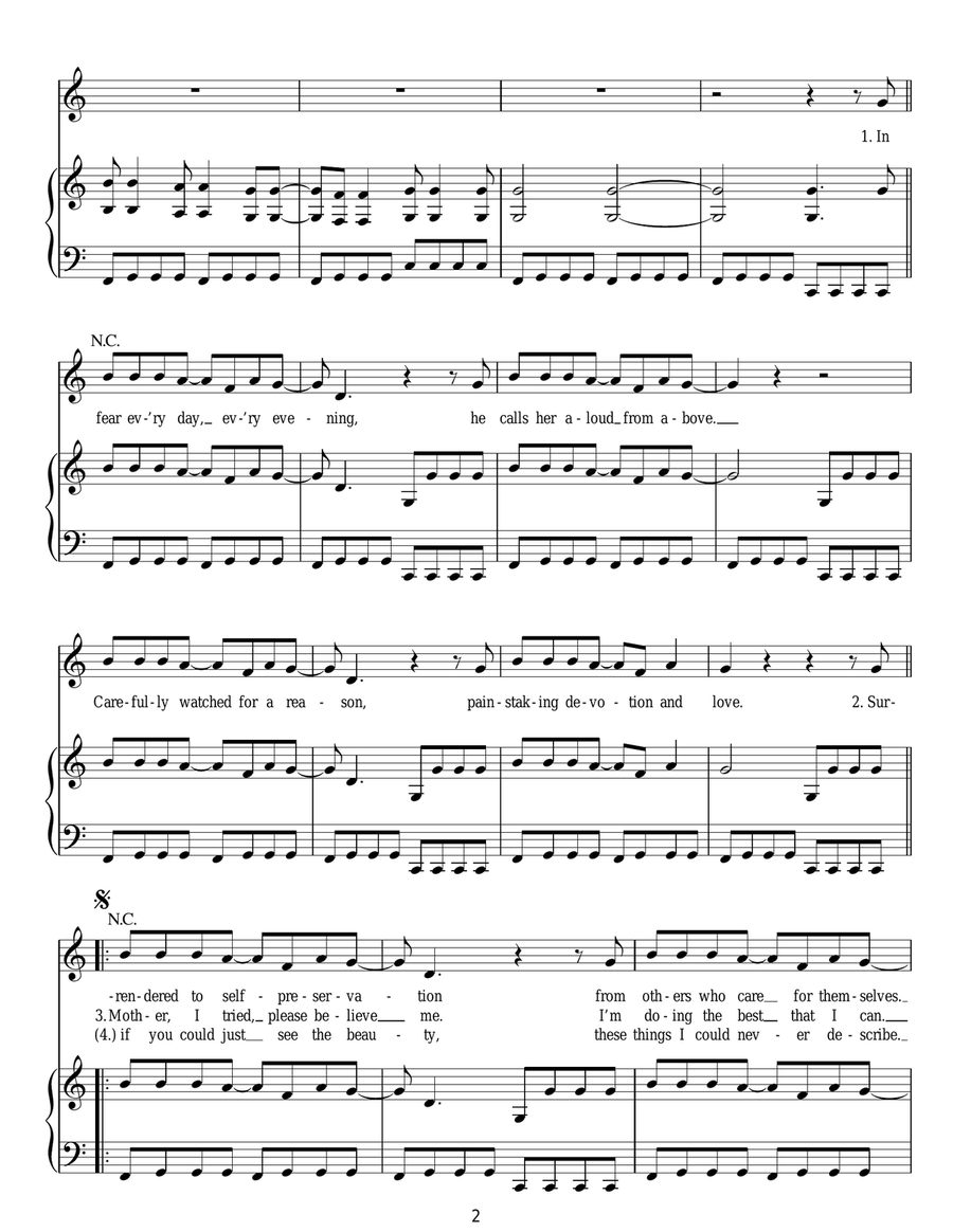 Isolation Isolation Acoustic Guitar scores gallery preview page 2
