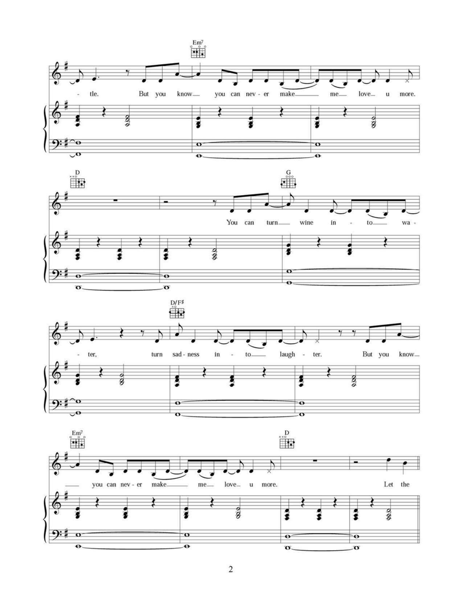 Love U More Love U More Acoustic Guitar scores gallery preview page 2