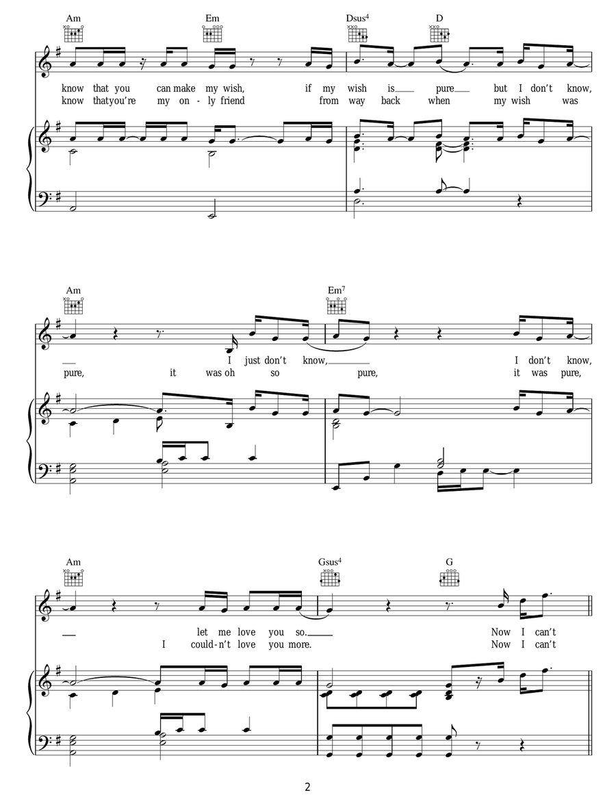 One Of God's Better People by Robbie Williams Acoustic Guitar - Digital Sheet Music page 2