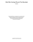 She'll Be Comin' 'Round The Mountain mini preview