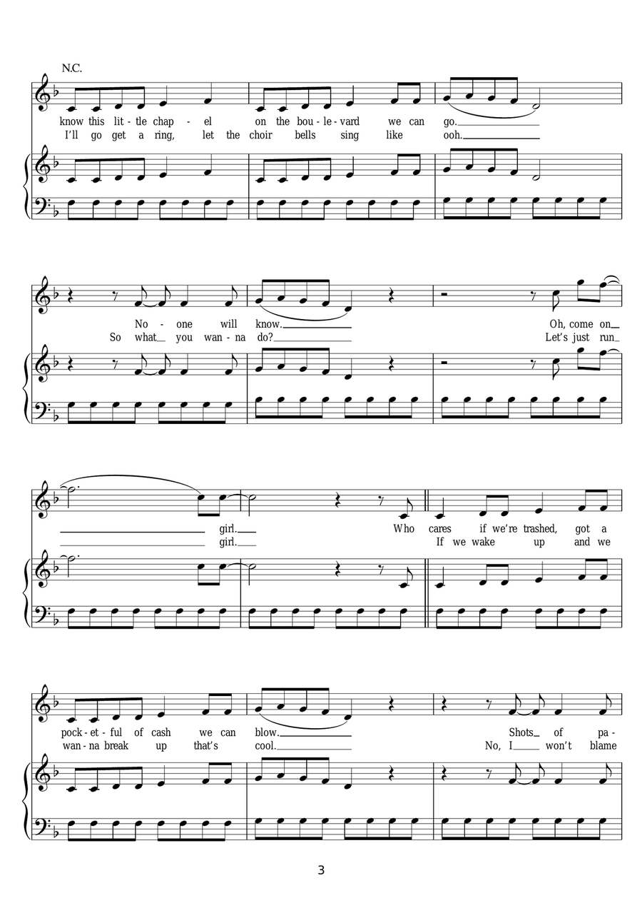 Marry You Marry You Acoustic Guitar scores gallery preview page 3