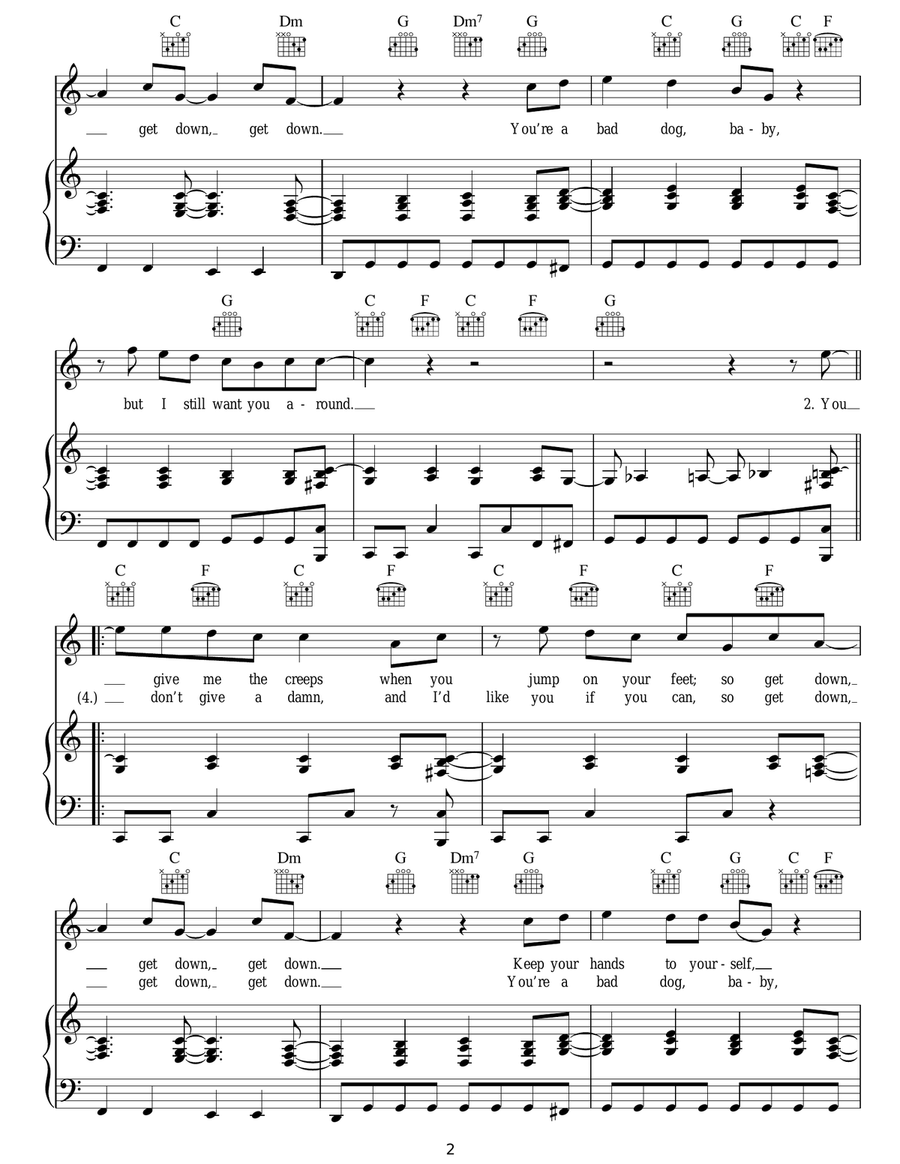 Get Down Get Down Acoustic Guitar scores gallery preview page 2