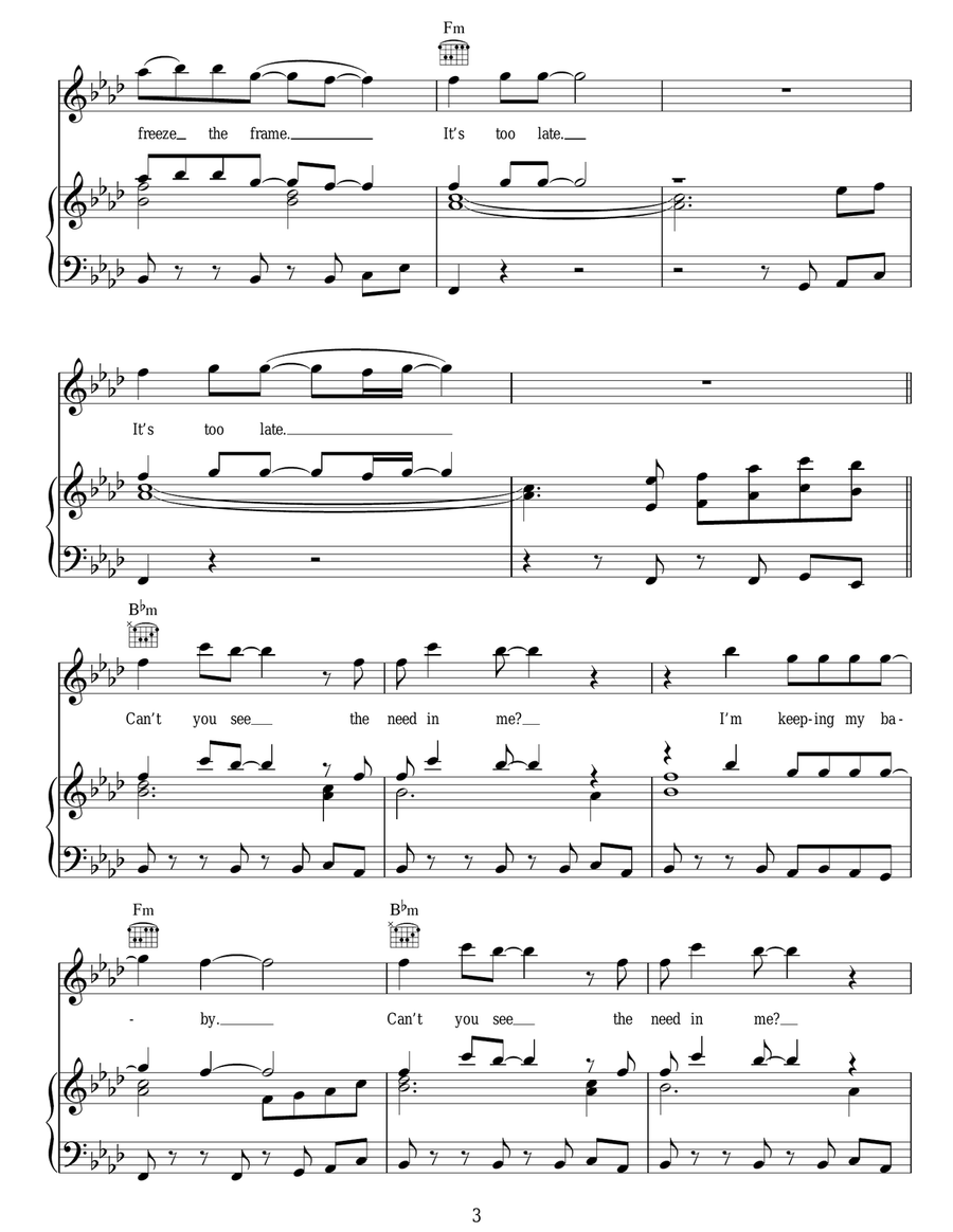 Keeping My Baby Keeping My Baby Acoustic Guitar scores gallery preview page 3