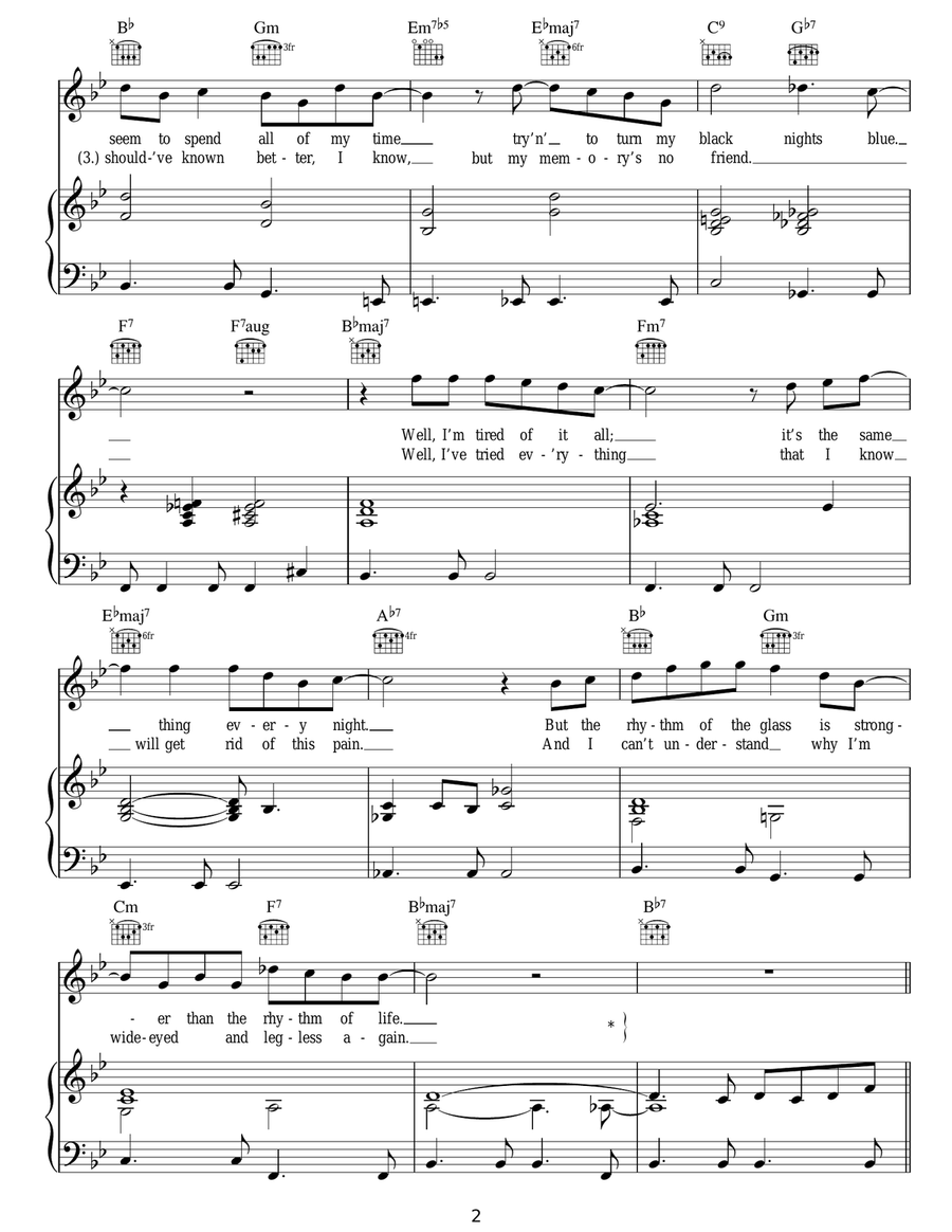 Wide-Eyed And Legless Wide-Eyed And Legless Acoustic Guitar scores gallery preview page 2