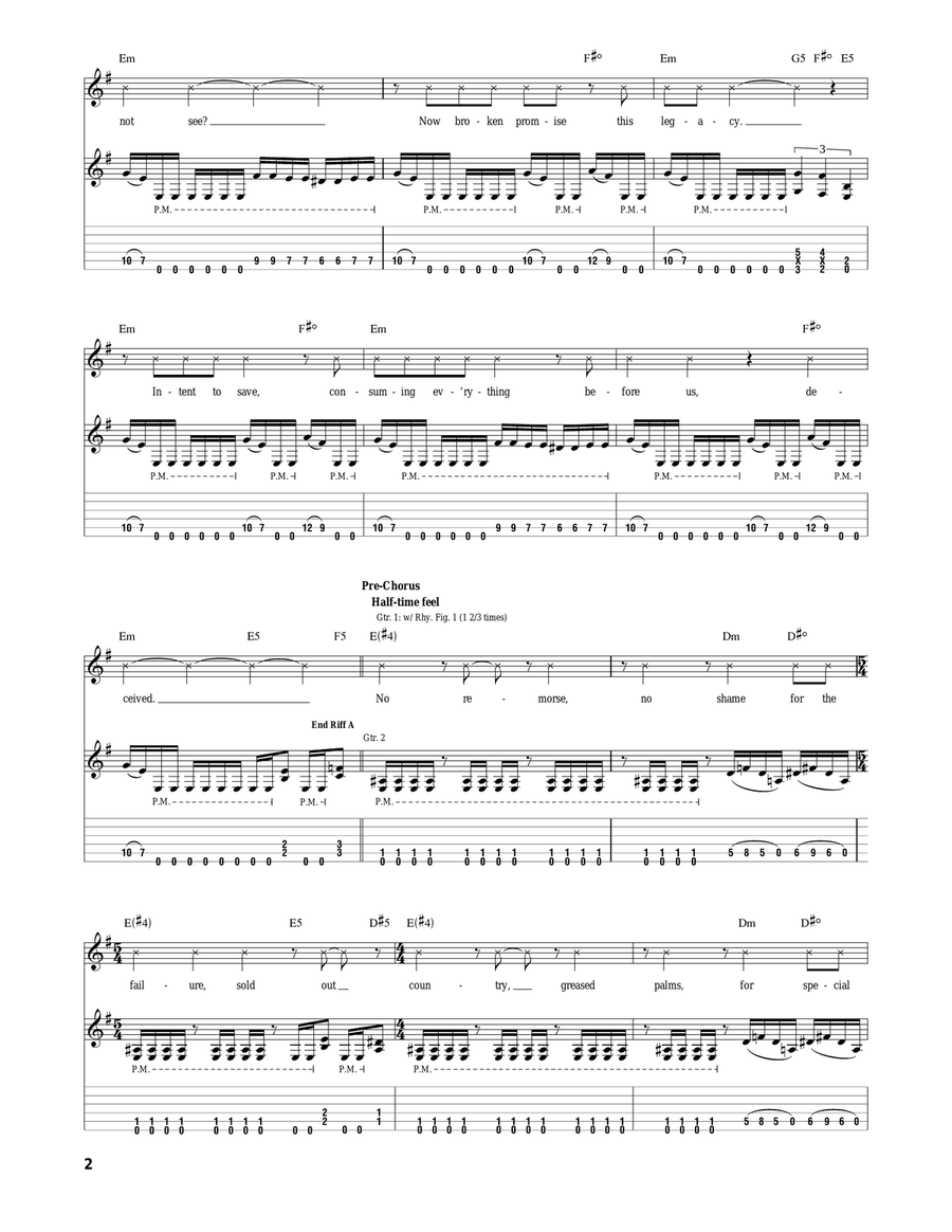 Some Of The People, All Of The Time Acoustic Guitar scores gallery preview page 2