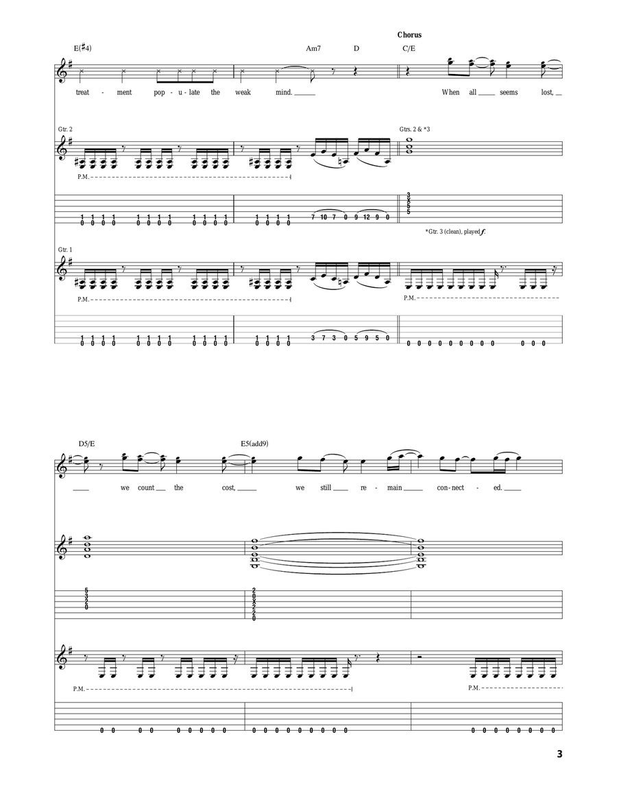 Some Of The People, All Of The Time Acoustic Guitar scores gallery preview page 3