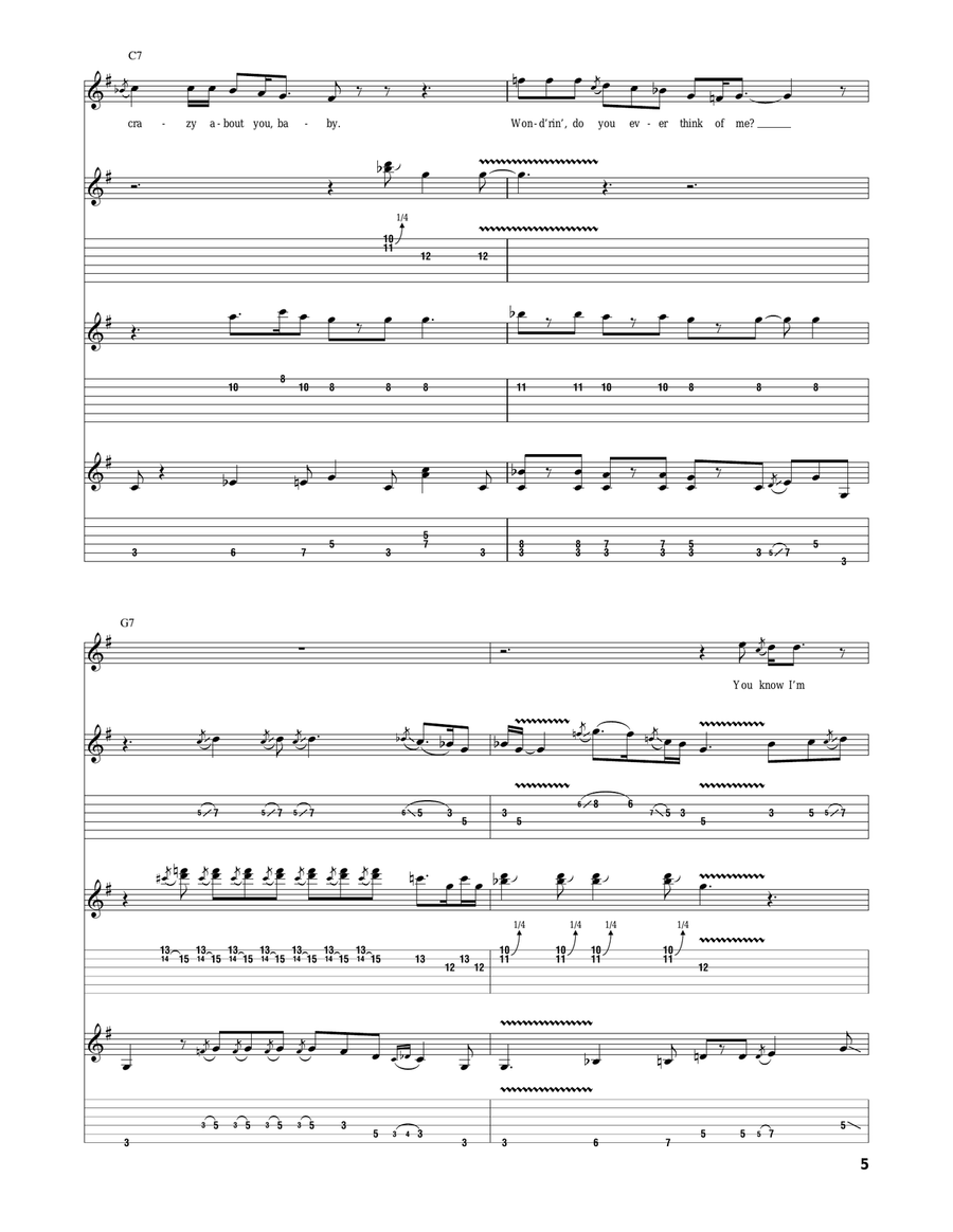 Can't Hold Out Much Longer Acoustic Guitar scores gallery preview page 5