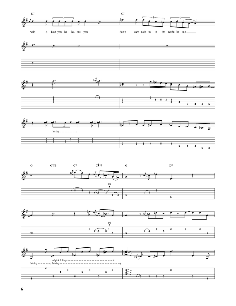 Can't Hold Out Much Longer Acoustic Guitar scores gallery preview page 6