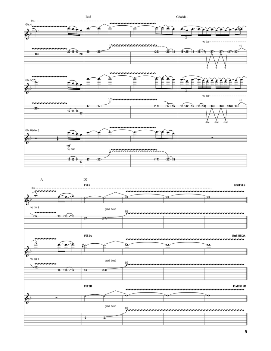 The Hardest Part Of Letting Go...Sealed With A Kiss Acoustic Guitar scores gallery preview page 5