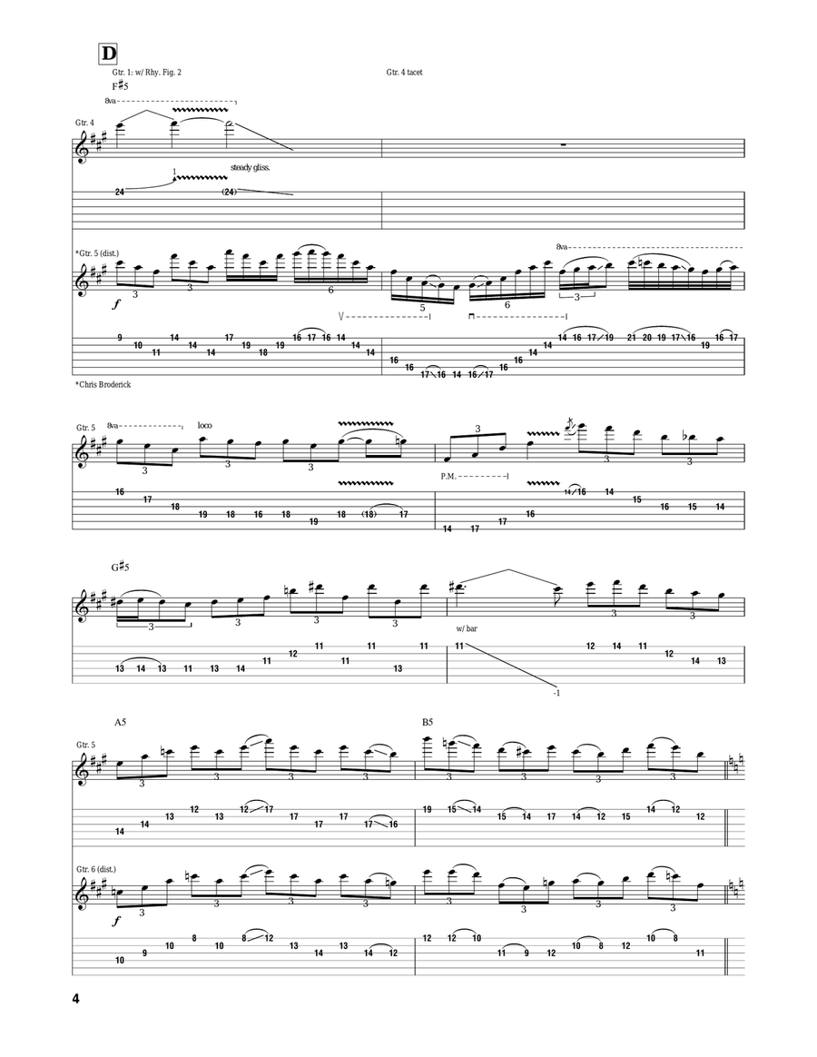 Dialectic Chaos Dialectic Chaos Acoustic Guitar scores gallery preview page 4