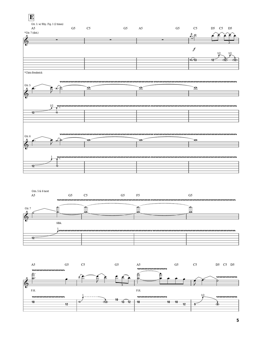 Dialectic Chaos Dialectic Chaos Acoustic Guitar scores gallery preview page 5