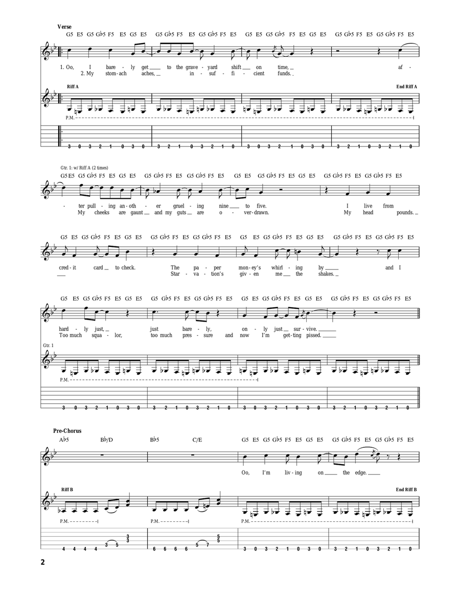 The Right To Go Insane The Right To Go Insane Acoustic Guitar scores gallery preview page 2