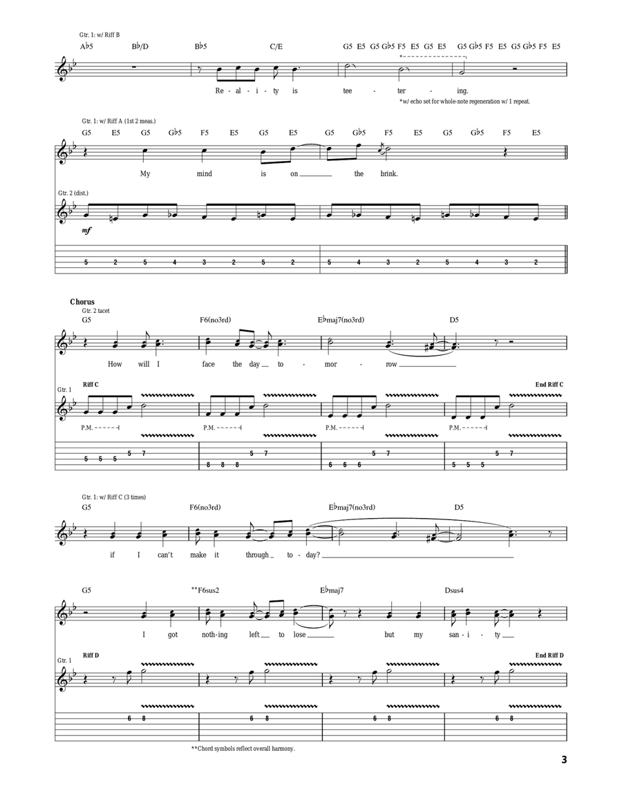 The Right To Go Insane The Right To Go Insane Acoustic Guitar scores gallery preview page 3