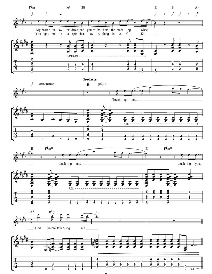 I Believe In A Thing Called Love Acoustic Guitar scores gallery preview page 2
