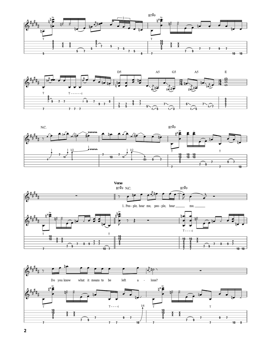 Bleeding Heart Bleeding Heart Acoustic Guitar scores gallery preview page 2