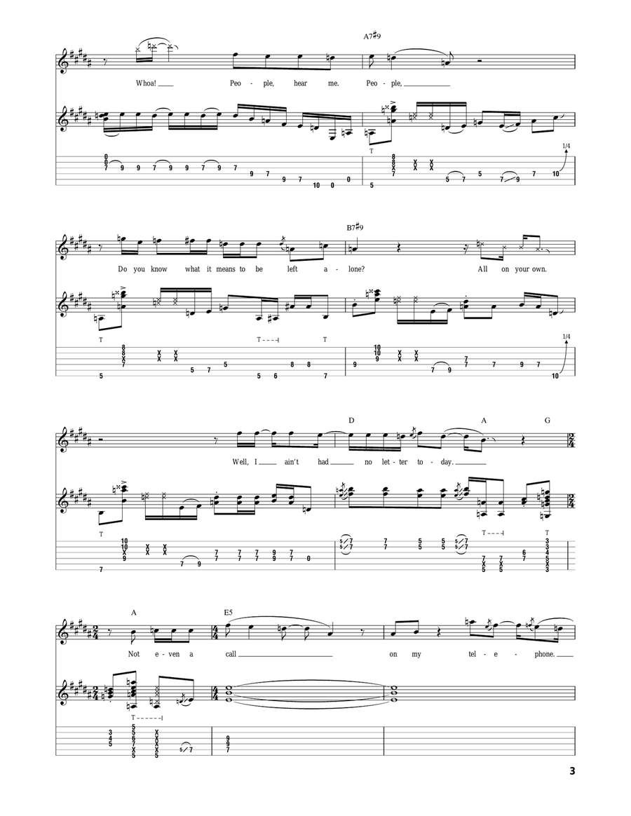 Bleeding Heart Bleeding Heart Acoustic Guitar scores gallery preview page 3