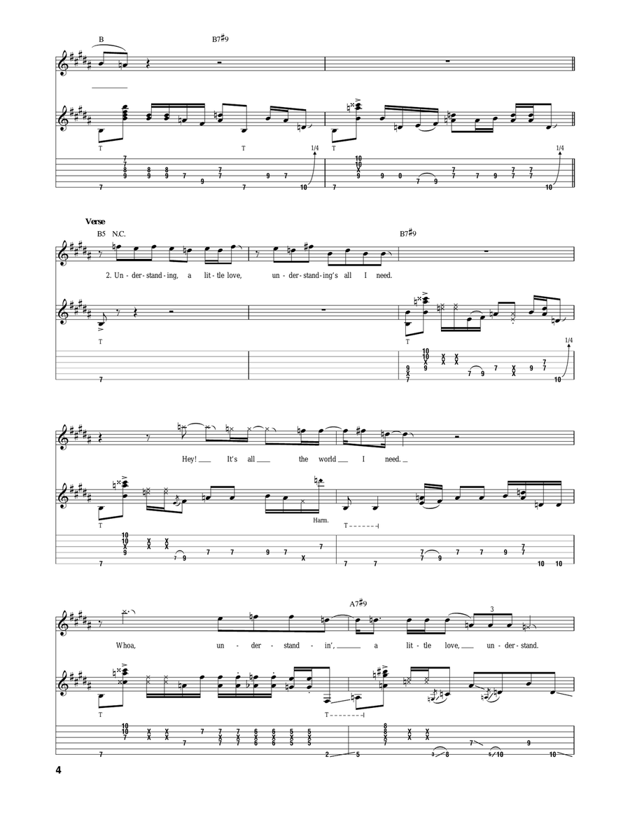 Bleeding Heart Bleeding Heart Acoustic Guitar scores gallery preview page 4
