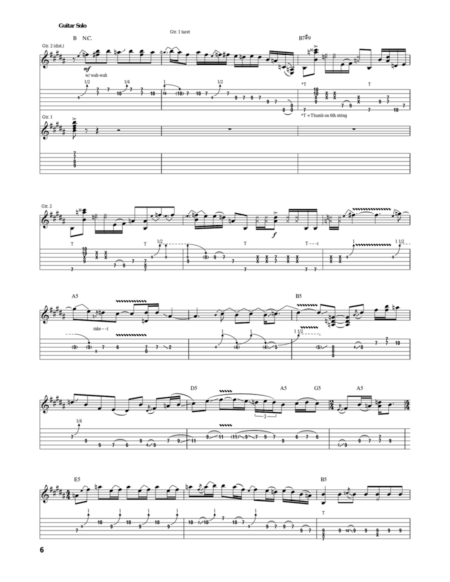 Bleeding Heart Bleeding Heart Acoustic Guitar scores gallery preview page 6