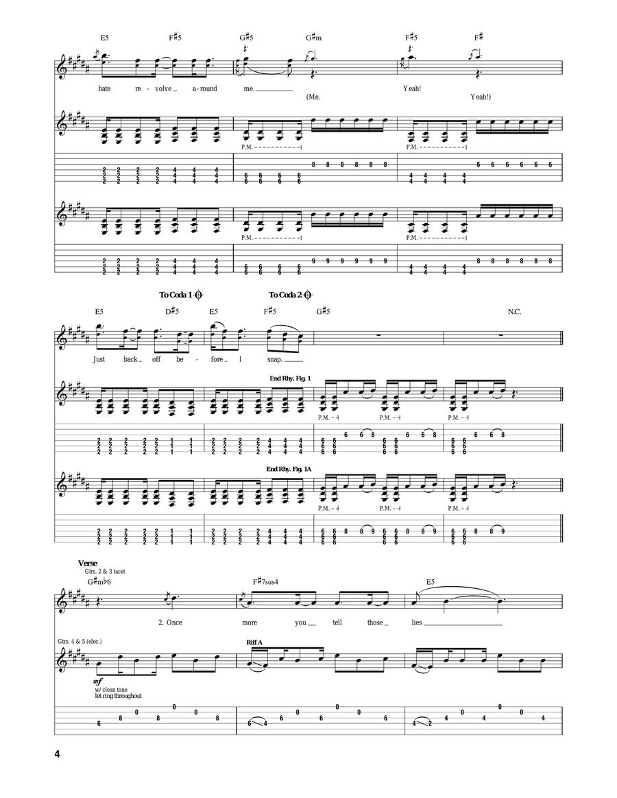 All These Things I Hate (Revolve Around Me) Acoustic Guitar scores gallery preview page 4