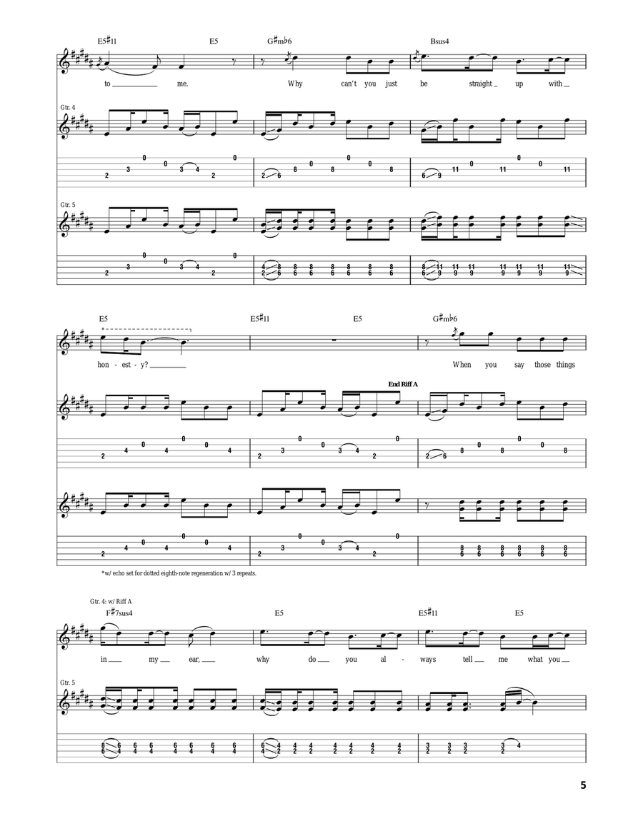 All These Things I Hate (Revolve Around Me) Acoustic Guitar scores gallery preview page 5