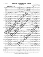 Pet Of The Petticoats (Score) Concert Band scores gallery preview page 5