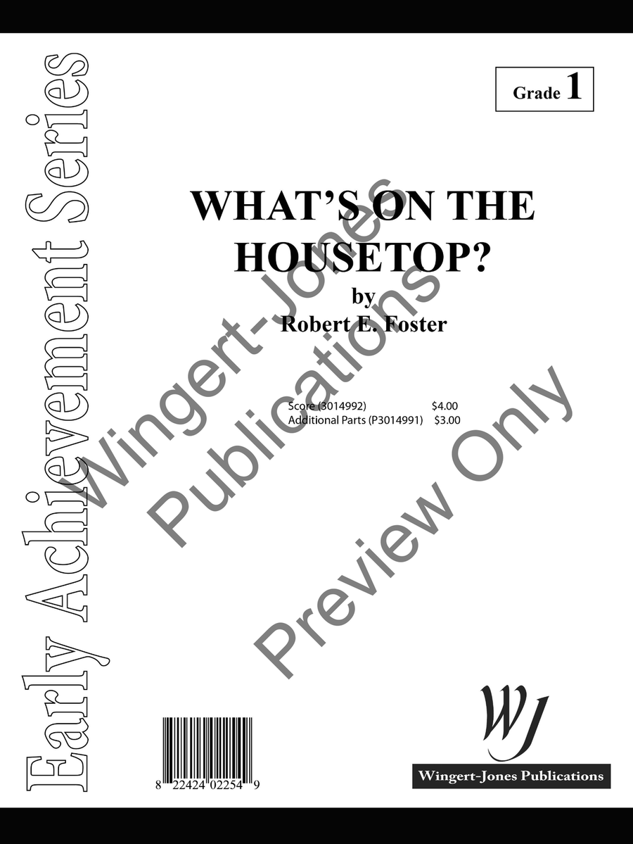 What's On The Housetop What's On The Housetop Concert Band scores gallery preview page 2