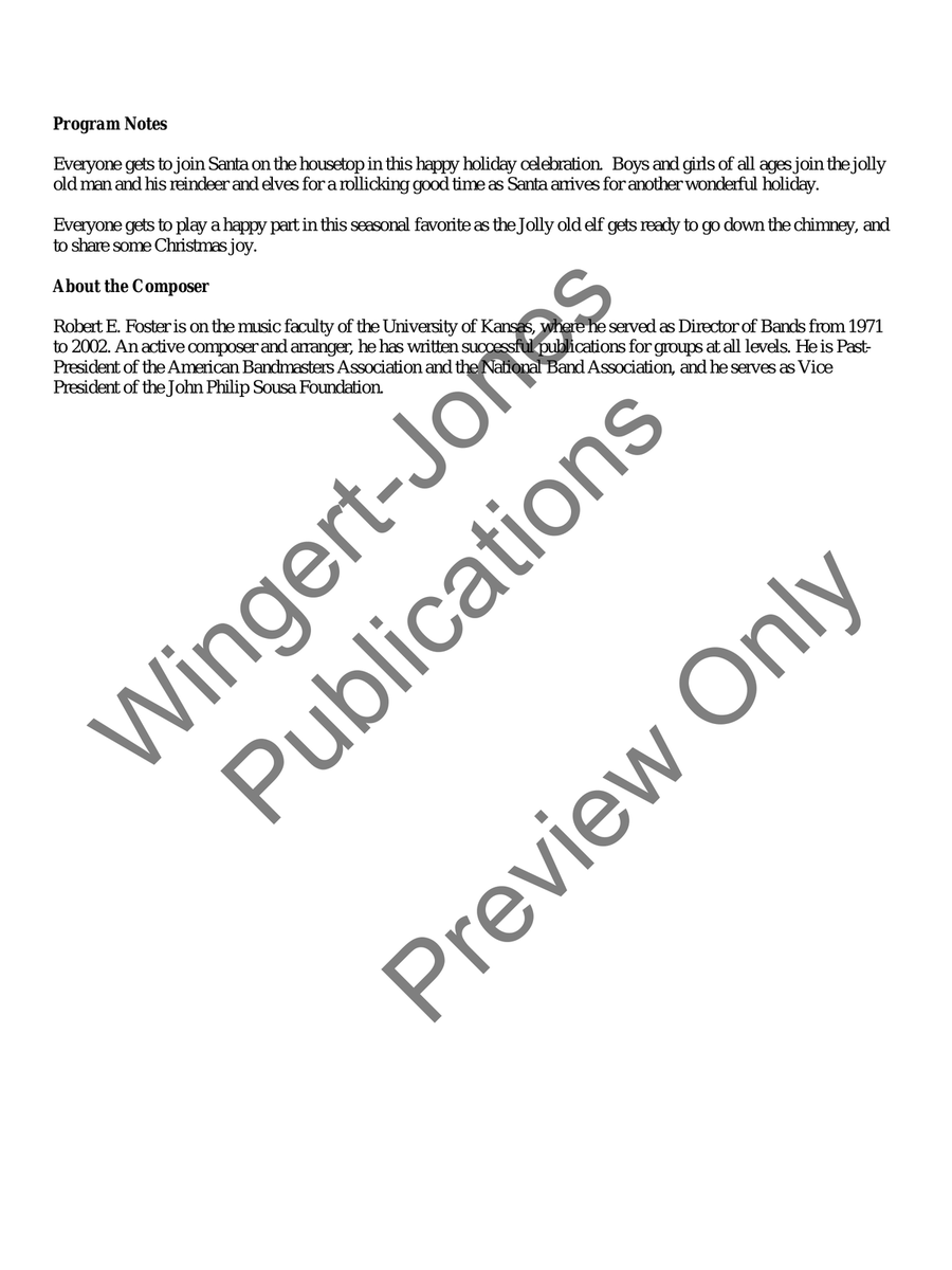 What's On The Housetop What's On The Housetop Concert Band scores gallery preview page 5