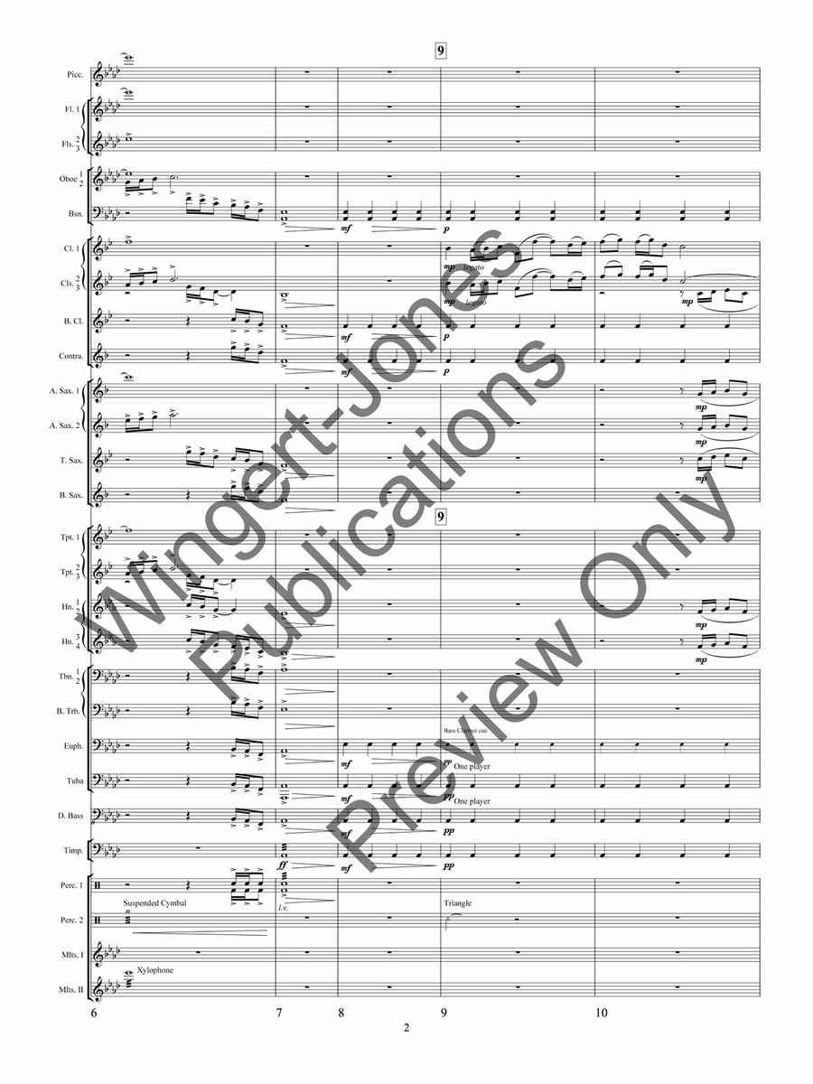American Jubilee (Score) American Jubilee (Score) Concert Band scores gallery preview page 5