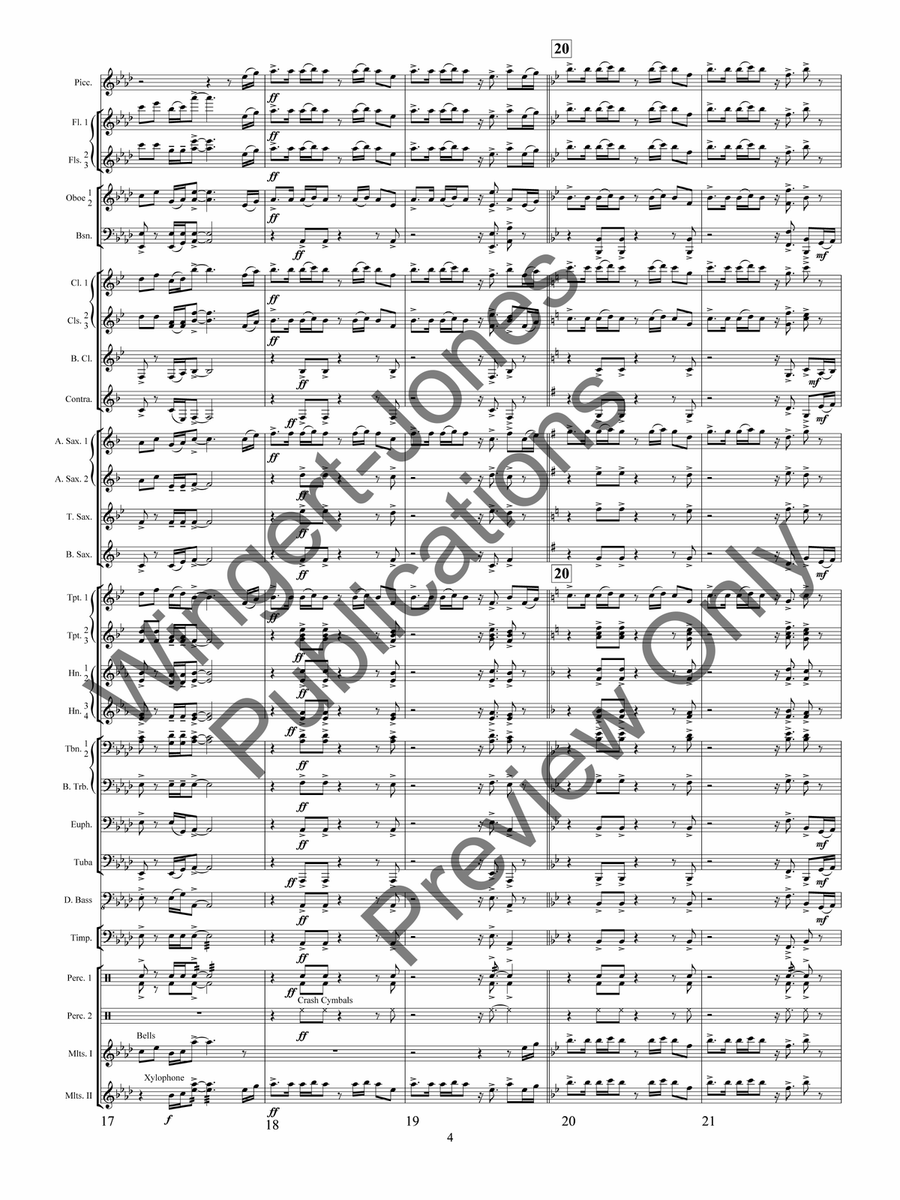 American Jubilee (Score) American Jubilee (Score) Concert Band scores gallery preview page 7