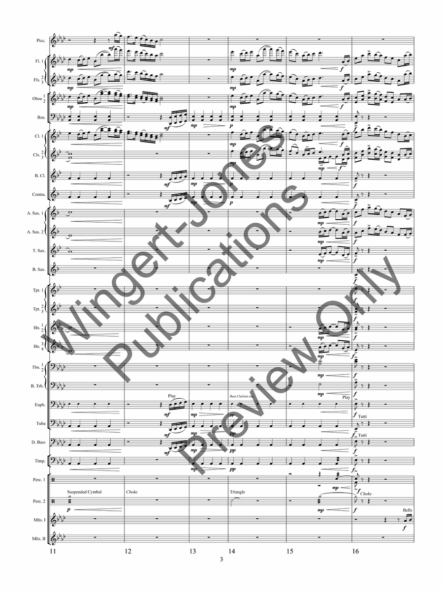 American Jubilee American Jubilee Concert Band scores gallery preview page 6