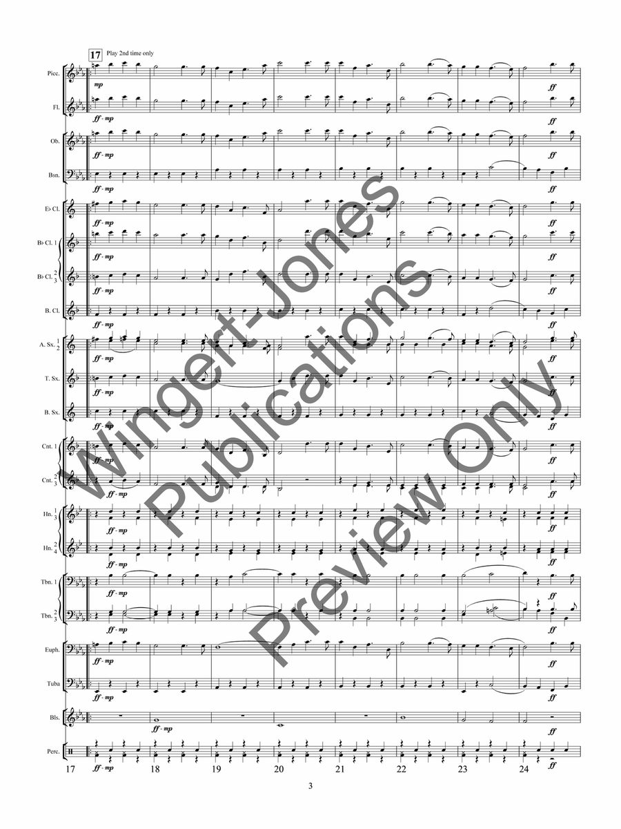 Esprit Du Corps March Esprit Du Corps March Concert Band scores gallery preview page 8