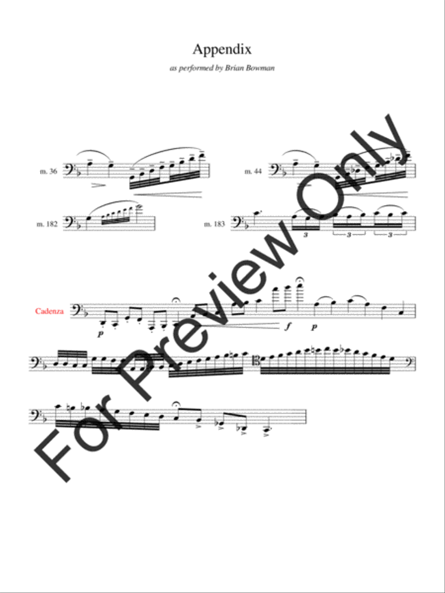 Concert Piece Concert Piece Euphonium scores gallery preview page 20