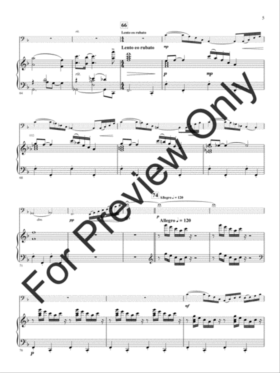 Concert Piece Concert Piece Euphonium scores gallery preview page 8